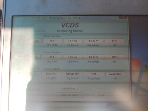 vcds list of engine measuring blocks