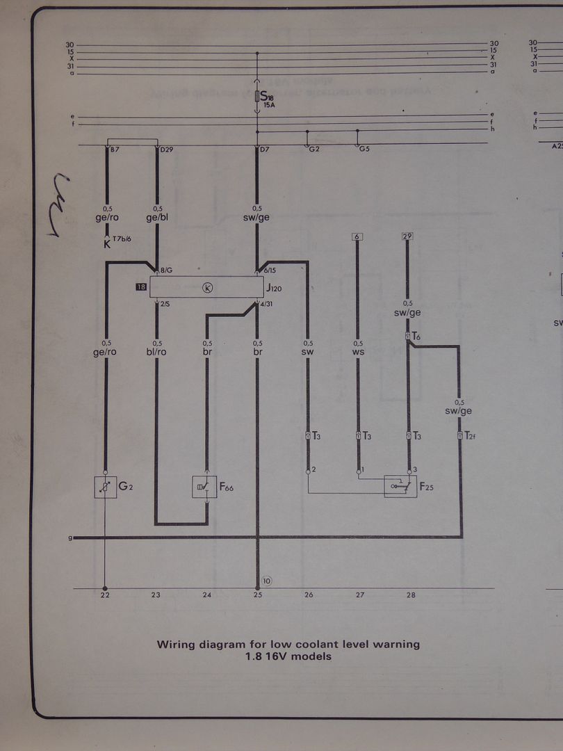 KR 16v K-jet CE1/CE2 engine control wiring scans. Corrado ...